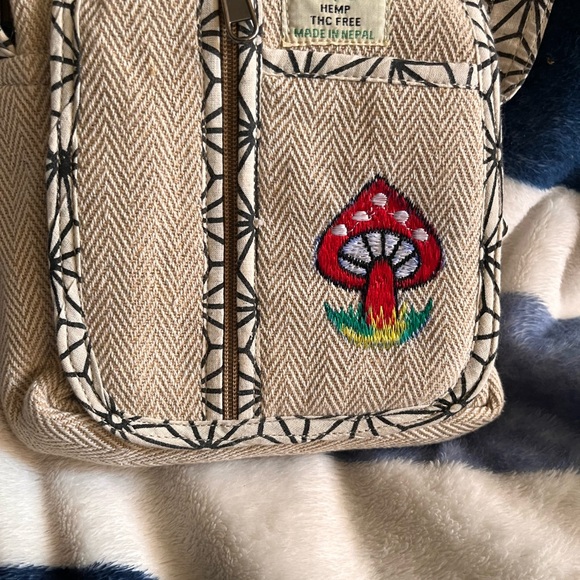 Himalayan hemp shoulder bag - Picture 3 of 6